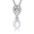 Perlový náhrdelník Celine White Pearl