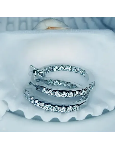 Brillance Vivien (průměr 2 cm) se zirkony