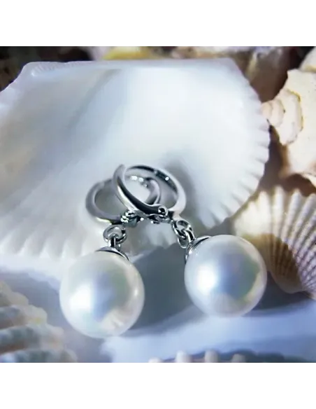 Náušnice Sophia White Pearl