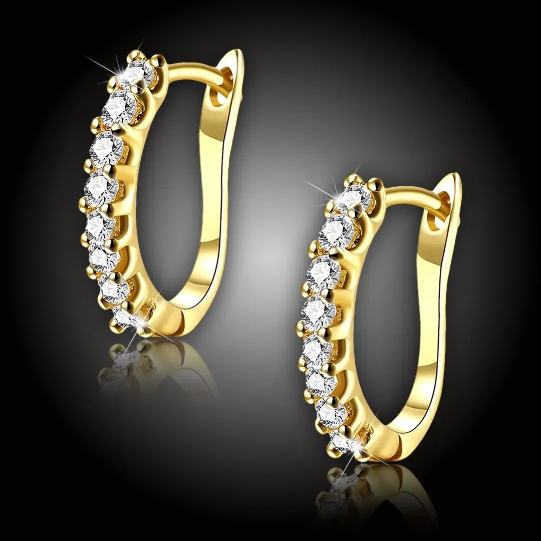 Náušnice La Diamantina Amanda Gold 2