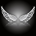 Stříbrné náušnice Charming Angel Wings