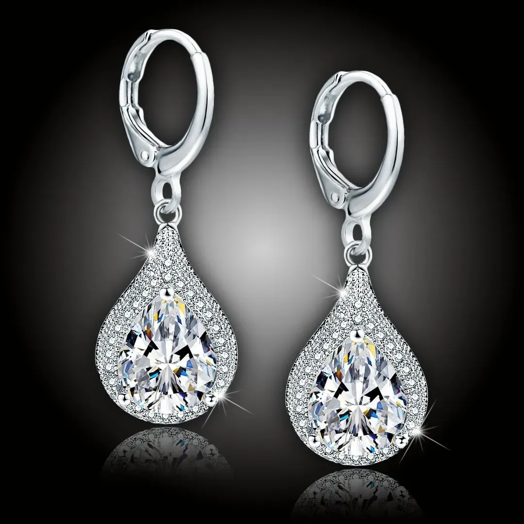 Náušnice Brillance Priscilla s krystaly Swarovski 2