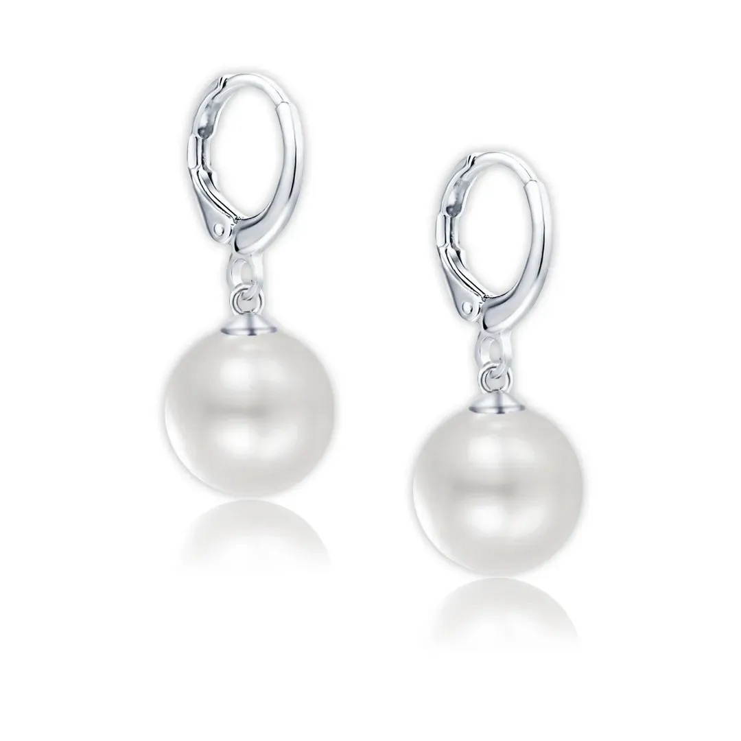 Náušnice Sophia White Pearl