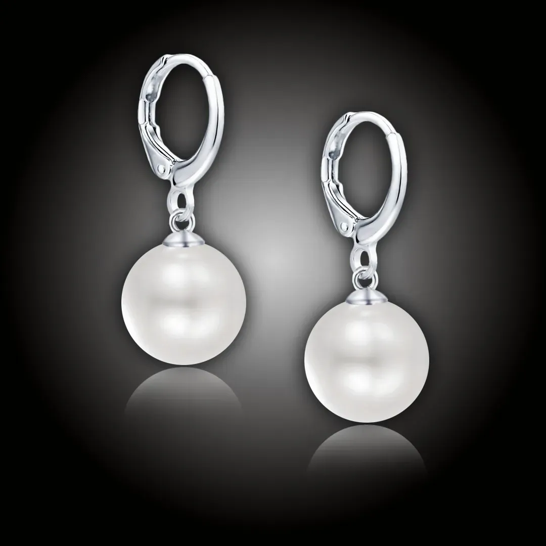 Náušnice Sophia White Pearl 2