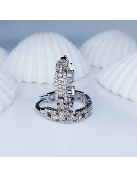 Náušnice La Diamantina Simone se zirkony