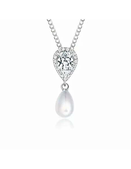 Perlový náhrdelník Celine White Pearl