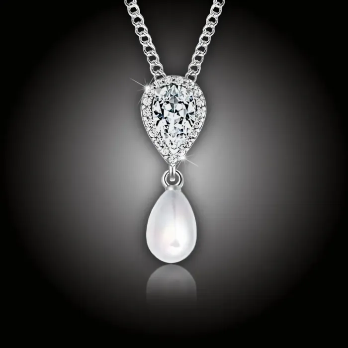 Perlový náhrdelník Celine White Pearl