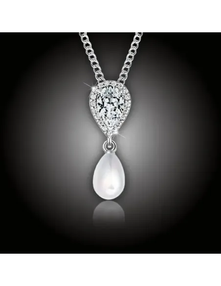 Perlový náhrdelník Celine White Pearl