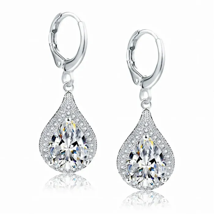 Náušnice Brillance Priscilla s krystaly Swarovski