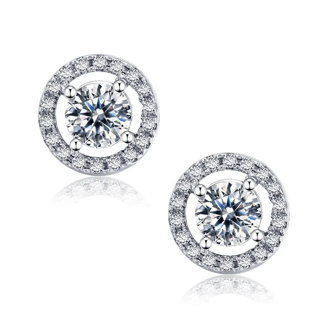 Náušnice La Diamantina Chloe s krystalem Swarovski a zirkony