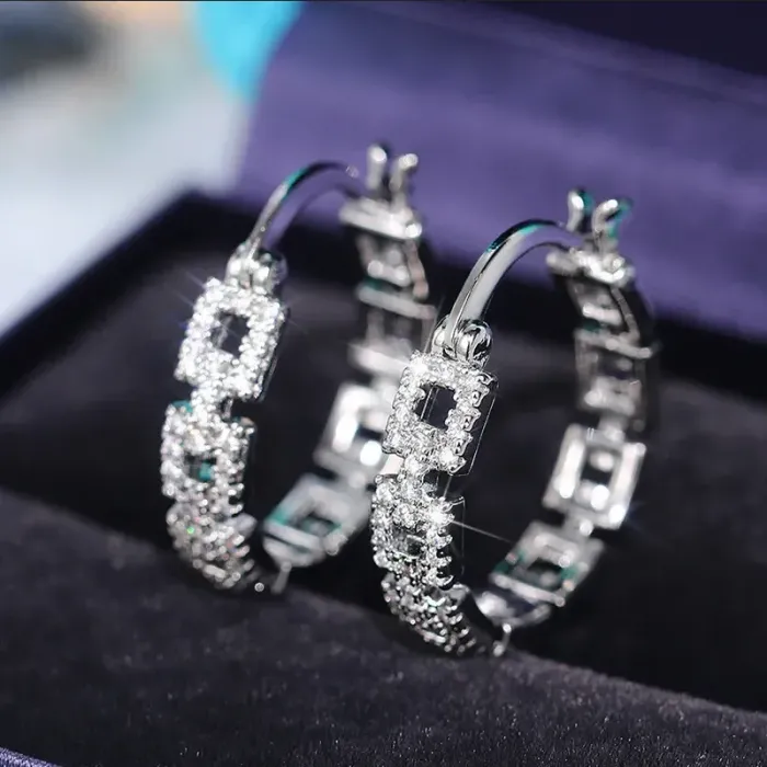 Náušnice La Diamantina Simone se zirkony