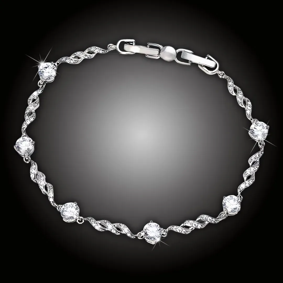 Náramek Danielle se zirkony 2