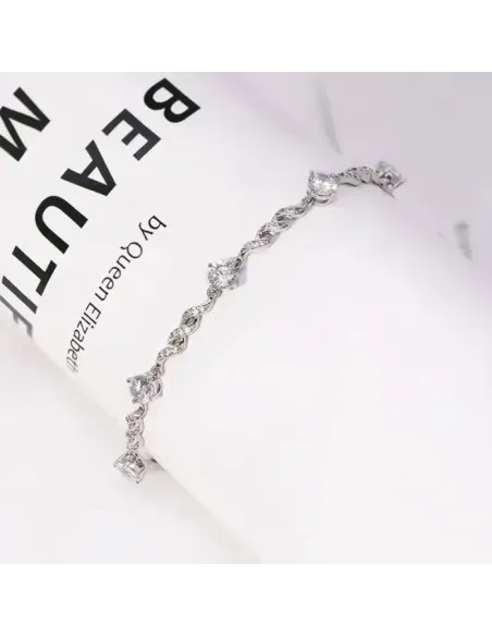 Romantický náramek Danielle se zirkony | Elanis Jewel