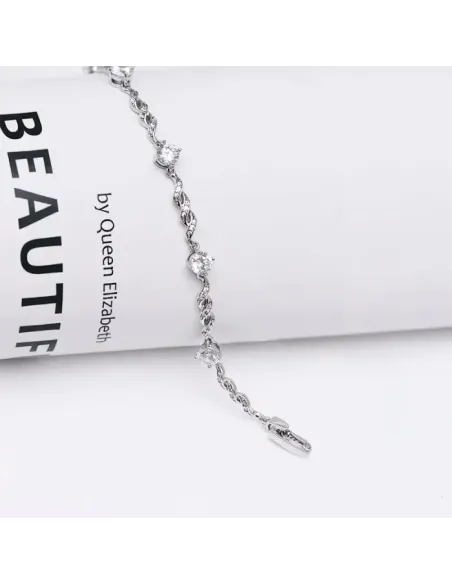 Romantický náramek Danielle se zirkony | Elanis Jewel