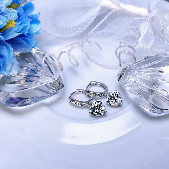 Náušnice La Diamantina Love s krystaly Swarovski®