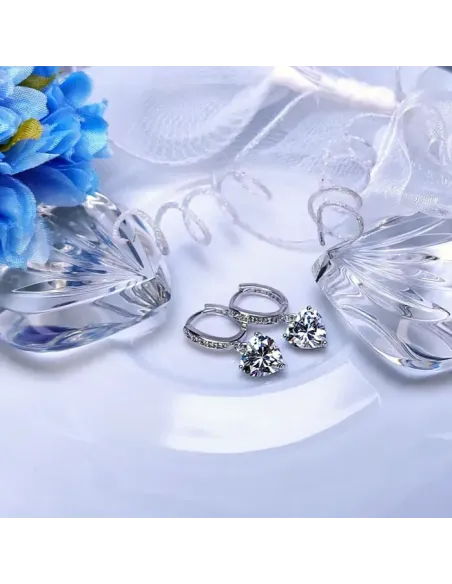 Náušnice La Diamantina Love s krystaly Swarovski®