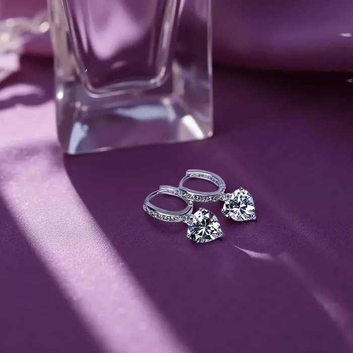 Náušnice La Diamantina Love s krystaly Swarovski®