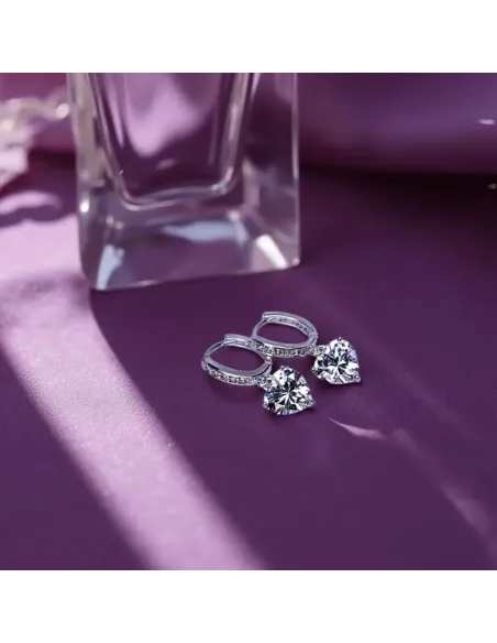 Náušnice La Diamantina Love s krystaly Swarovski®