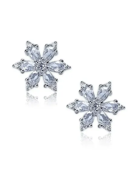 Náušnice La Diamantina Crystal Snowflake