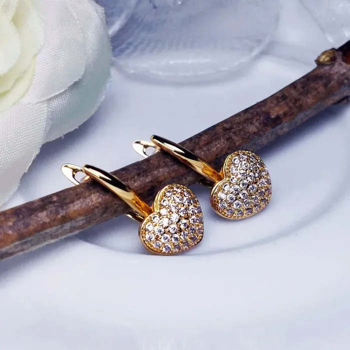 Náušnice La Diamantina Valentine Gold