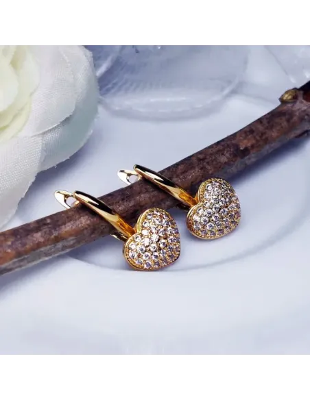 Náušnice La Diamantina Valentine Gold