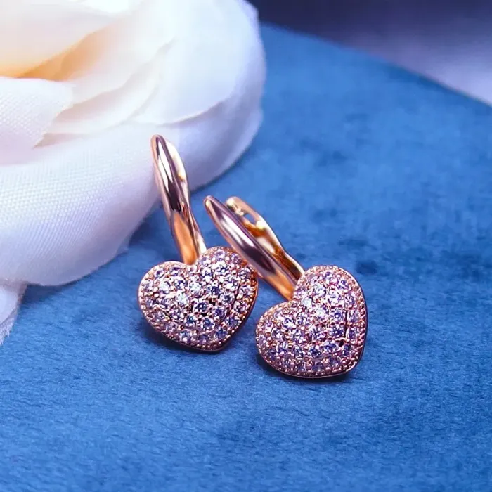 Náušnice La Diamantina Valentine Gold