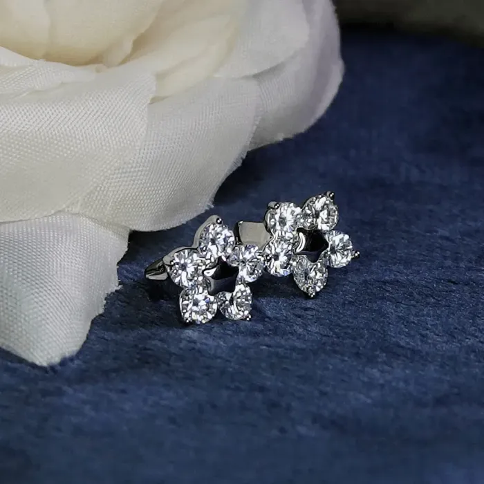 Náušnice La Diamantina Flora se zirokny