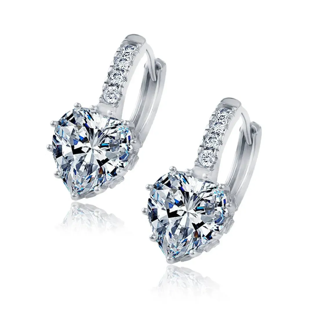 Náušnice Brillance Lovely s krystaly Swarovski®