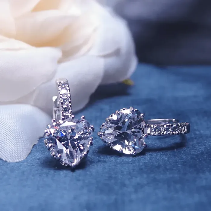 Náušnice Brillance Lovely s krystaly Swarovski®