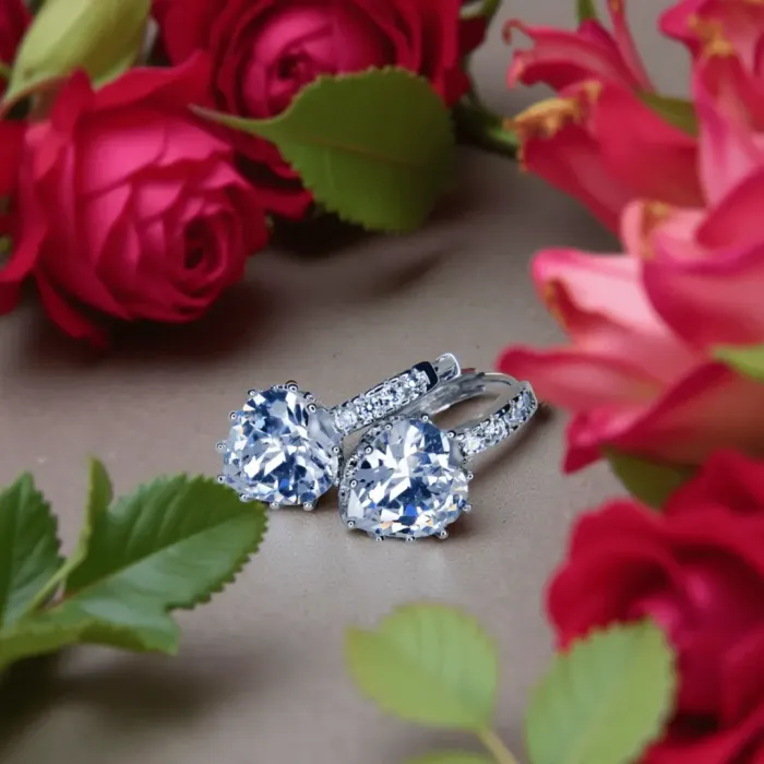 Náušnice Brillance Lovely s krystaly Swarovski®