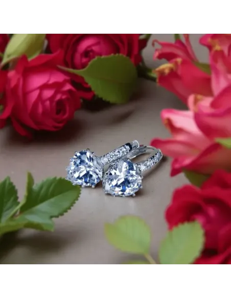 Náušnice Brillance Lovely s krystaly Swarovski®