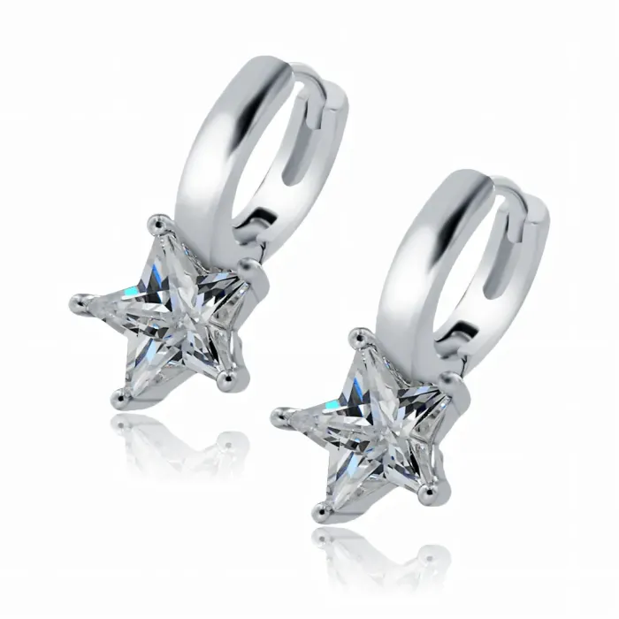 Náušnice Brillance Crystal Star