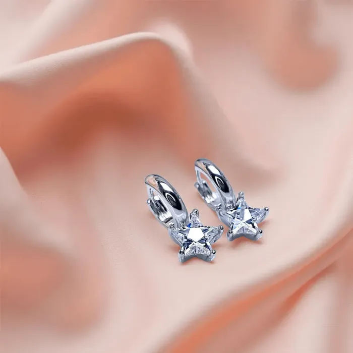 Náušnice Brillance Crystal Star