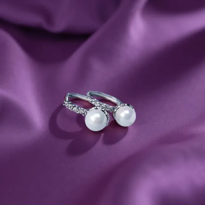 Perlové náušnice Rebecca White Pearl