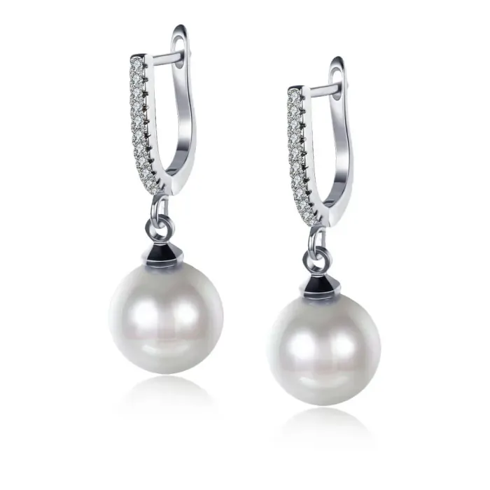 Perlové náušnice Marianne White Pearl