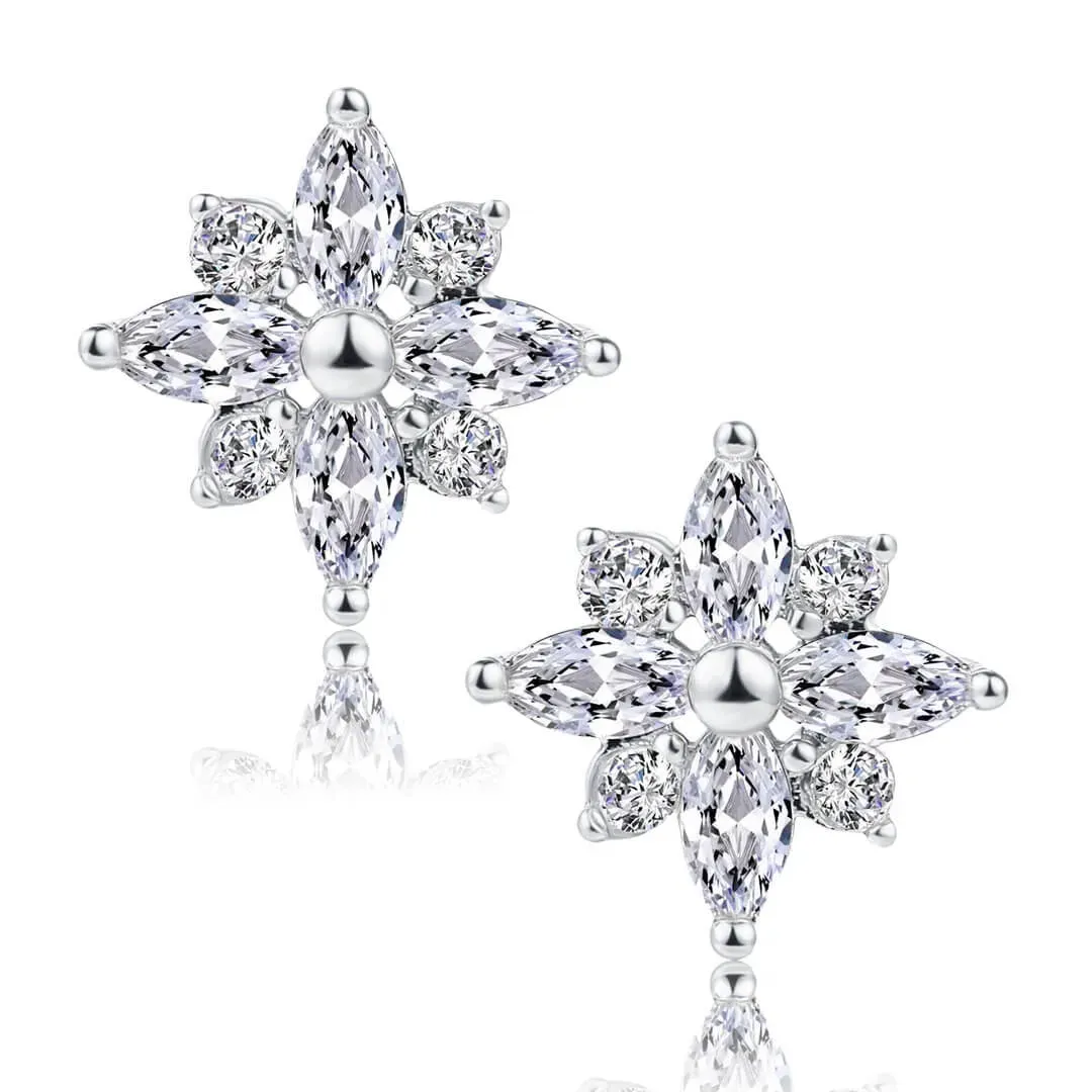 Náušnice La Diamantina Diamond Flower