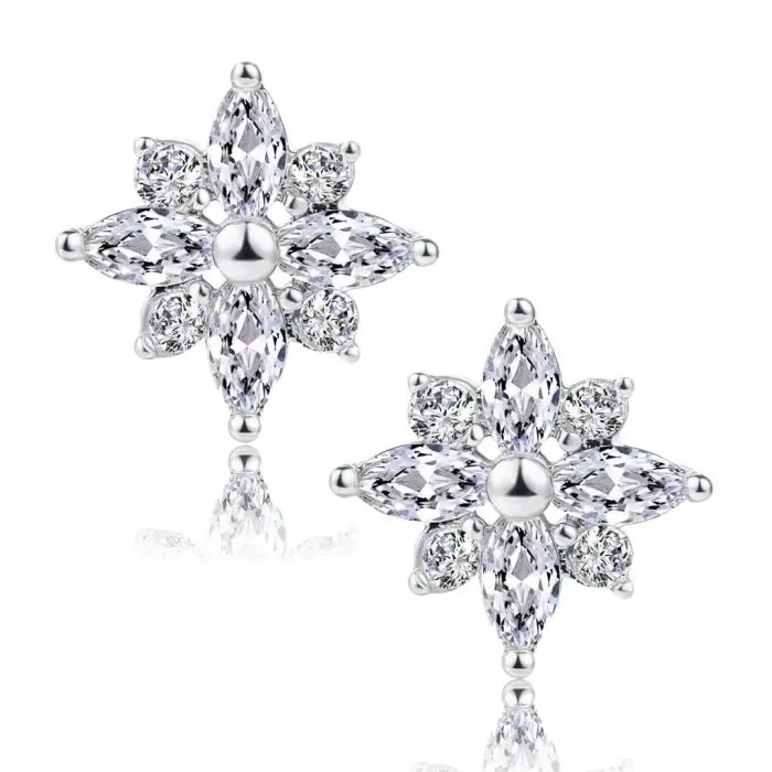 Náušnice La Diamantina Diamond Flower