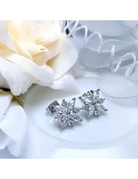 Náušnice La Diamantina Diamond Flower