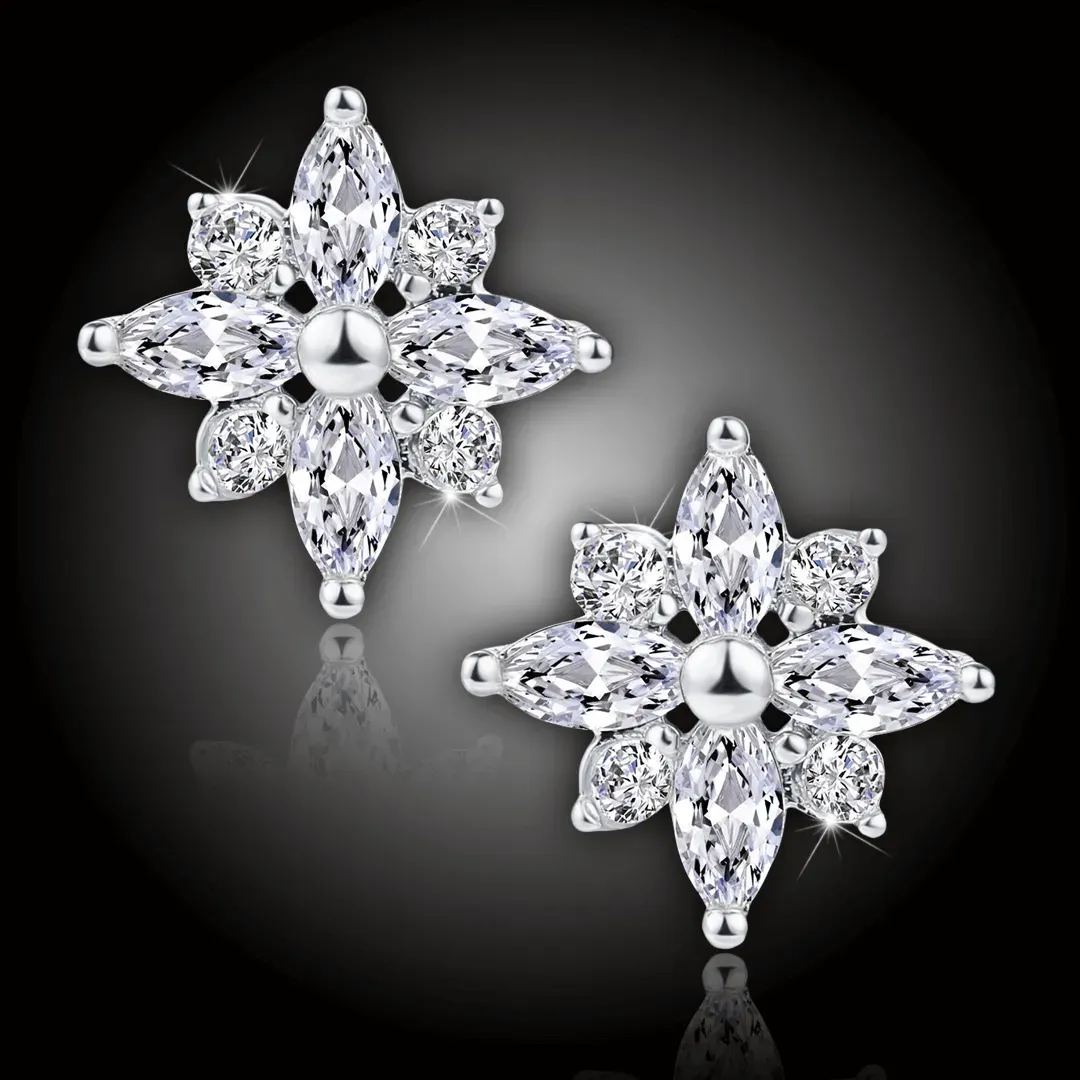 Náušnice La Diamantina Diamond Flower 2