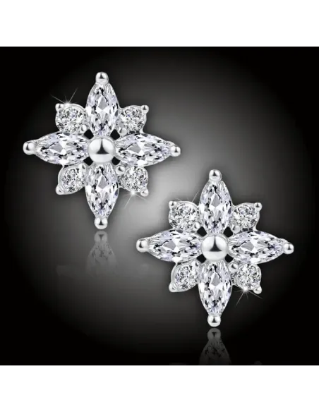 Náušnice La Diamantina Diamond Flower