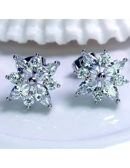 Náušnice La Diamantina Diamond Flower