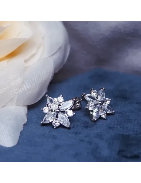 Náušnice La Diamantina Diamond Flower