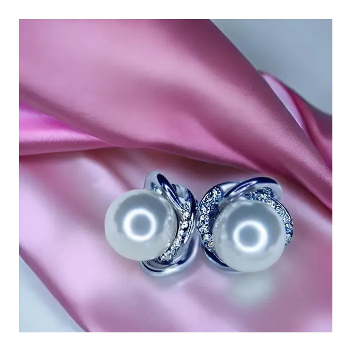 Perlové náušnice Annabelle White Pearl