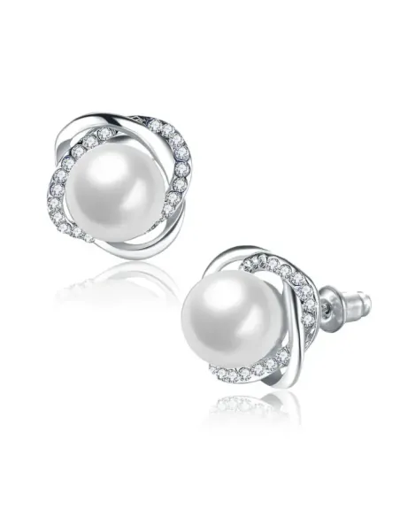 Perlové náušnice Annabelle White Pearl