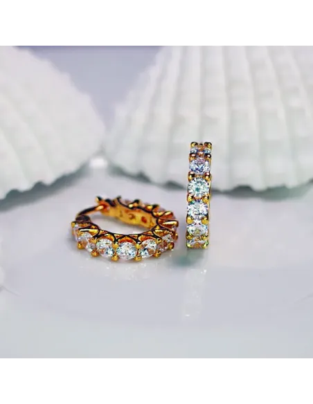 Náušnice La Diamantina Silvia Gold