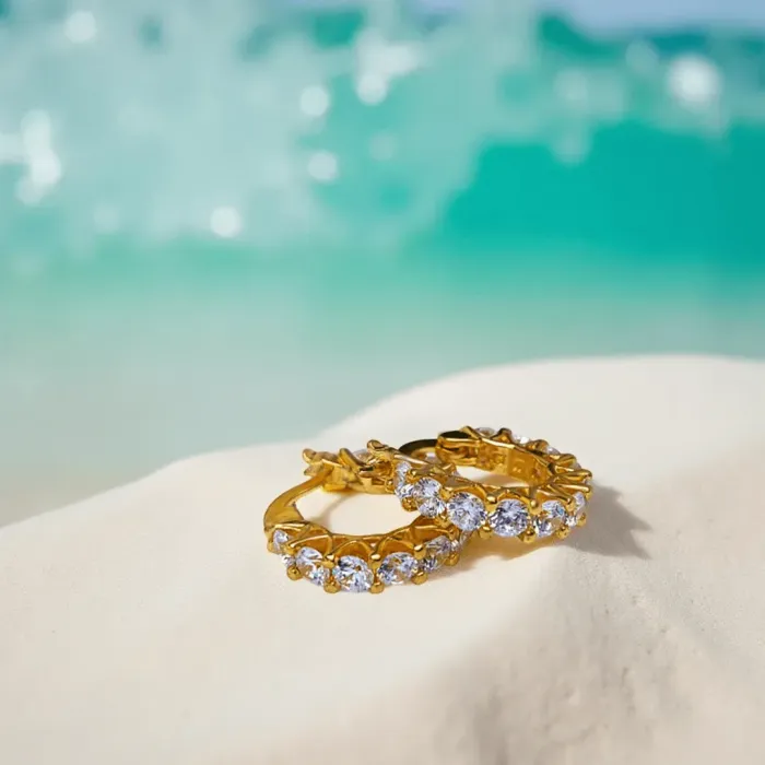 Náušnice La Diamantina Silvia Gold