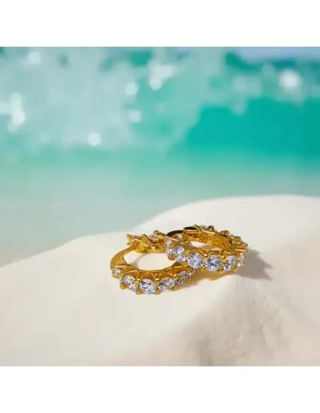 Náušnice La Diamantina Silvia Gold