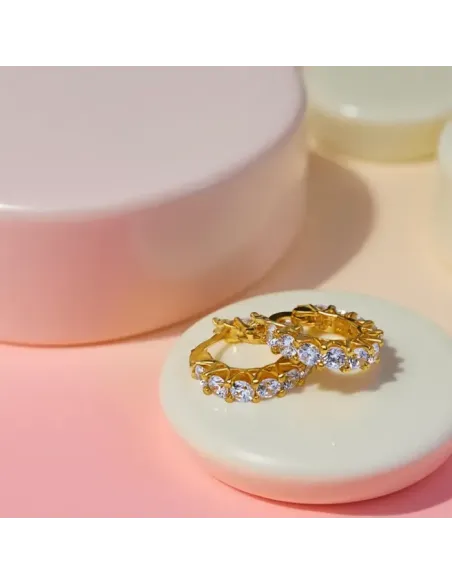 Náušnice La Diamantina Silvia Gold