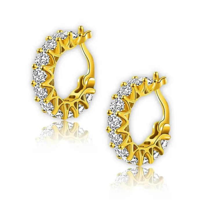 Náušnice La Diamantina Silvia Gold