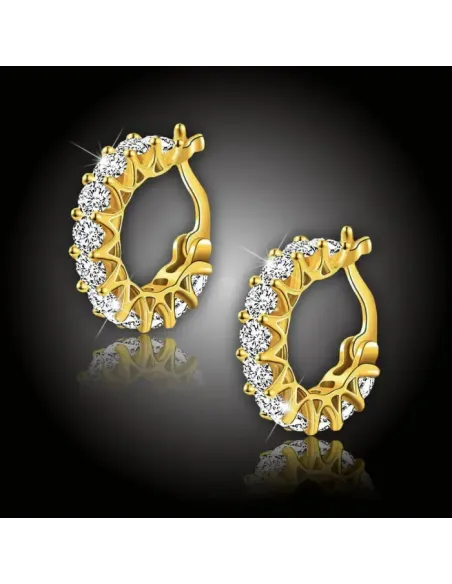 Náušnice La Diamantina Silvia Gold